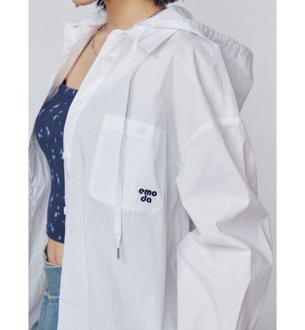 EMODA「ワイドボディフーディシャツ」|シャツ・ブラウス|