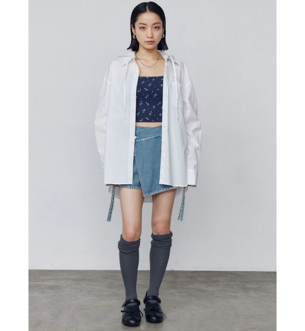 EMODA「ワイドボディフーディシャツ」|シャツ・ブラウス|