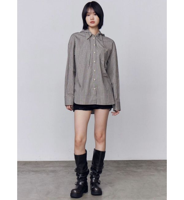 EMODA「ワイドボディフーディシャツ」|シャツ・ブラウス|