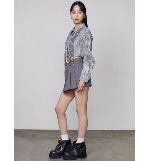 EMODA「テープフリルワイドショートシャツ」|シャツ・ブラウス|