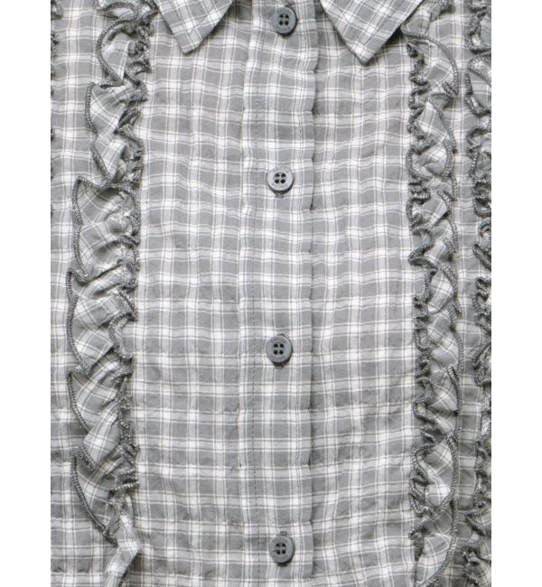 EMODA「テープフリルワイドショートシャツ」|シャツ・ブラウス|