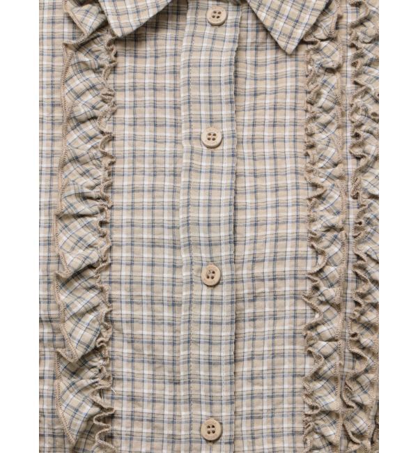 EMODA「テープフリルワイドショートシャツ」|シャツ・ブラウス|