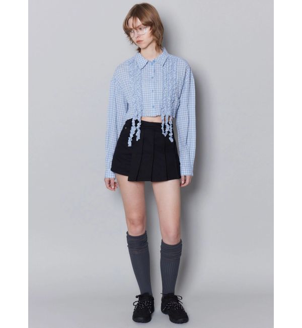 EMODA「テープフリルワイドショートシャツ」|シャツ・ブラウス|