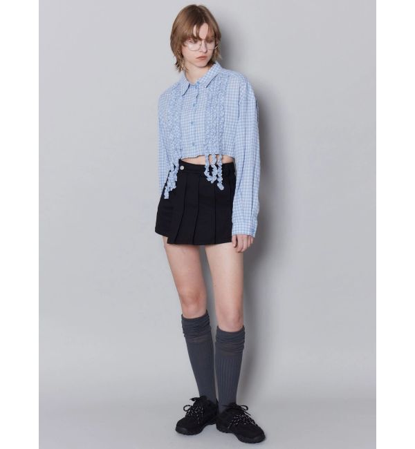 EMODA「テープフリルワイドショートシャツ」|シャツ・ブラウス|