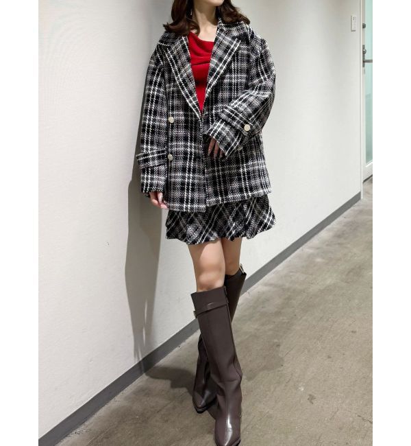 MERCURYDUO「オリジナルロービングチェックPコート」|その他|