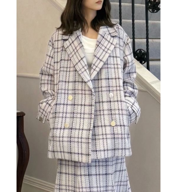 MERCURYDUO「オリジナルロービングチェックPコート」|その他|