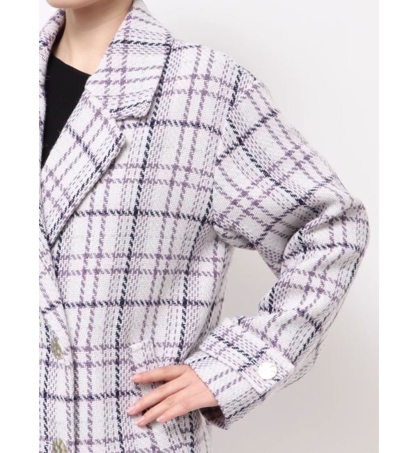 MERCURYDUO「オリジナルロービングチェックPコート」|その他|