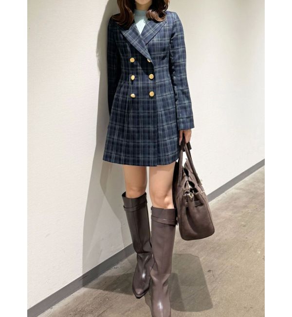 MERCURYDUO「【WEB限定カラーあり】2WAYフィット&フレアジャケットワンピース」|ワンピース|