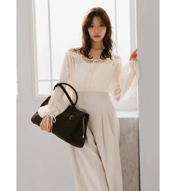 MERCURYDUO「【MILLELA FIRENZE】スエードハンドバッグ」|ハンドバッグ|