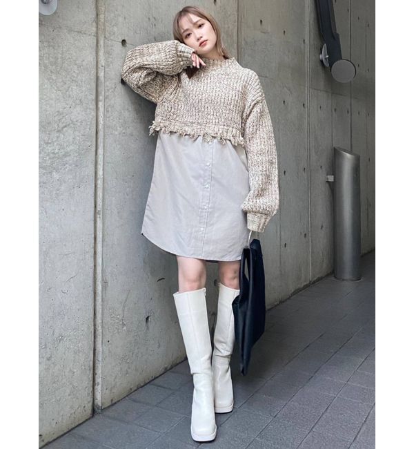 MURUA「ラウンドロングブーツ」|ロングブーツ|