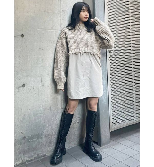 MURUA「ラウンドロングブーツ」|ロングブーツ|