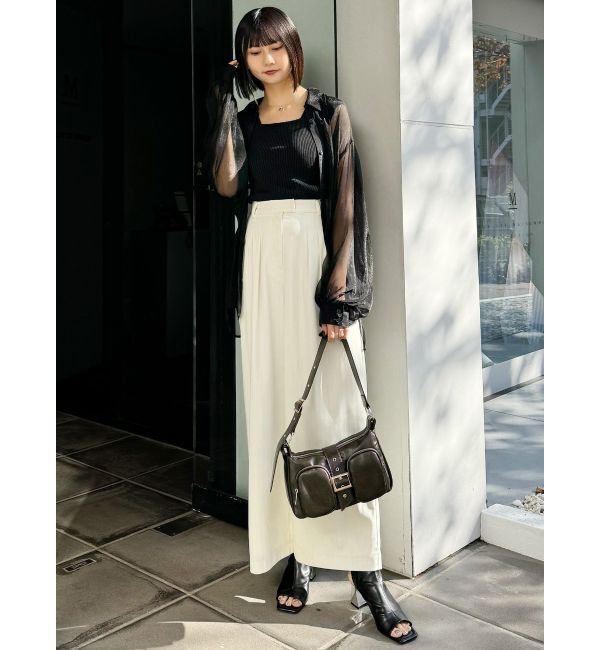 MURUA「ストレッチオープントゥブーツ」|ショートブーツ|