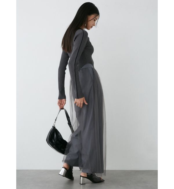 MURUA「ストレッチオープントゥブーツ」|ショートブーツ|