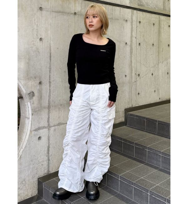 MURUA「シャーリングカーゴパンツ【セットアップ着用可】」|その他|