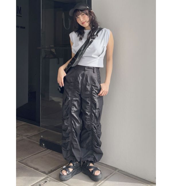 MURUA「シャーリングカーゴパンツ【セットアップ着用可】」|その他|