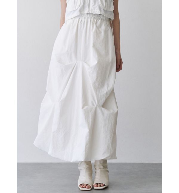 MURUA「バルーンタックスカート【セットアップ着用可】」|スカート|ホワイト