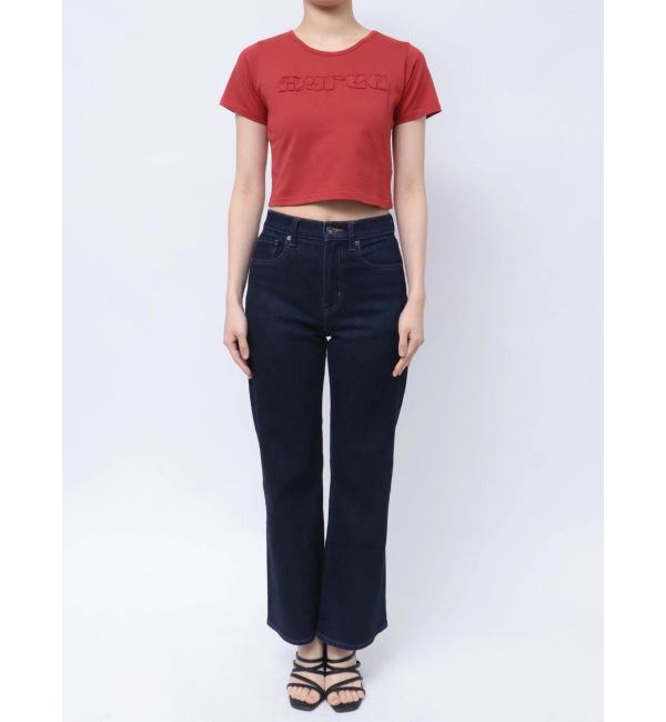 MURUA「パッチステッチクロップドT」|Tシャツ・カットソー|