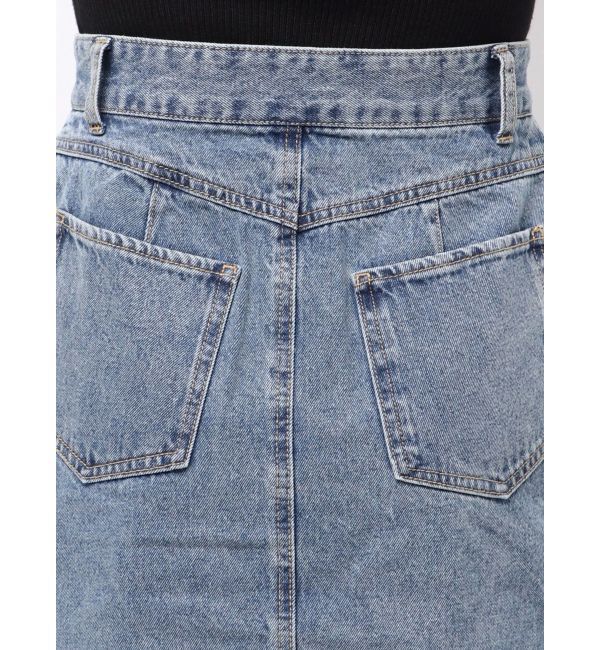 MURUA「パターンデザインデニムロングスカート」|スカート|