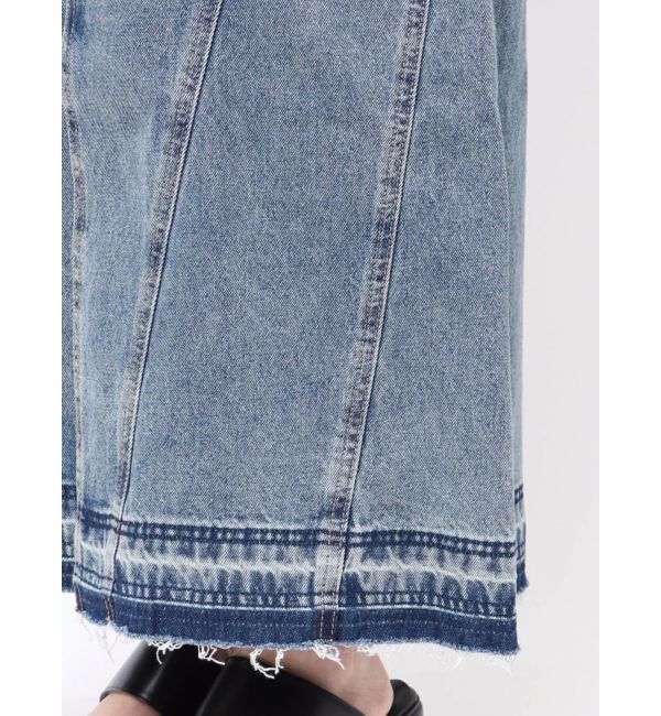 MURUA「パターンデザインデニムロングスカート」|スカート|