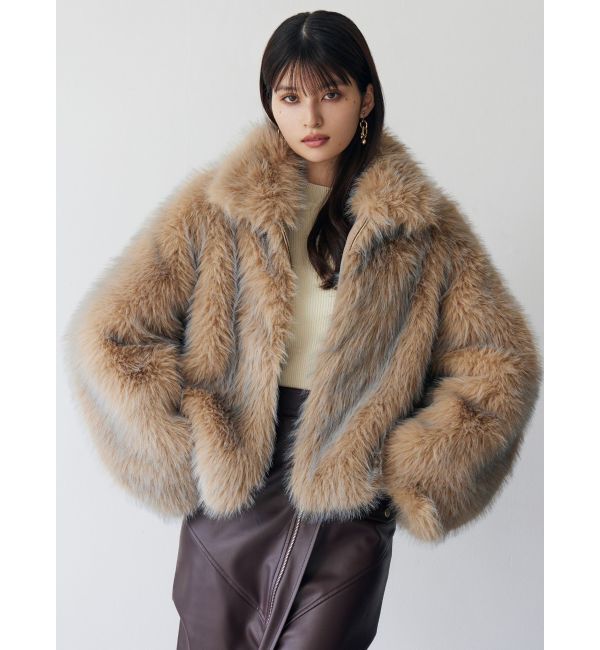 MURUA「MIXフェイクファーブルゾン」|ブルゾン・スタジャン|