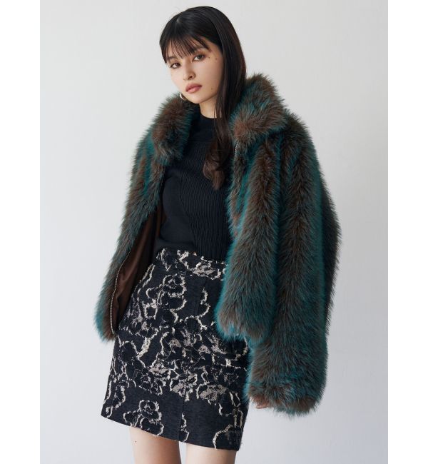 MURUA「MIXフェイクファーブルゾン」|ブルゾン・スタジャン|