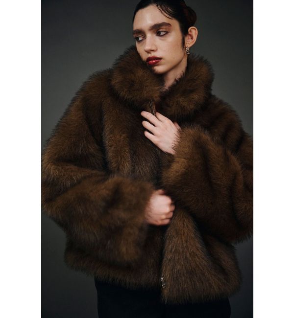 MURUA「MIXフェイクファーブルゾン」|ブルゾン・スタジャン|