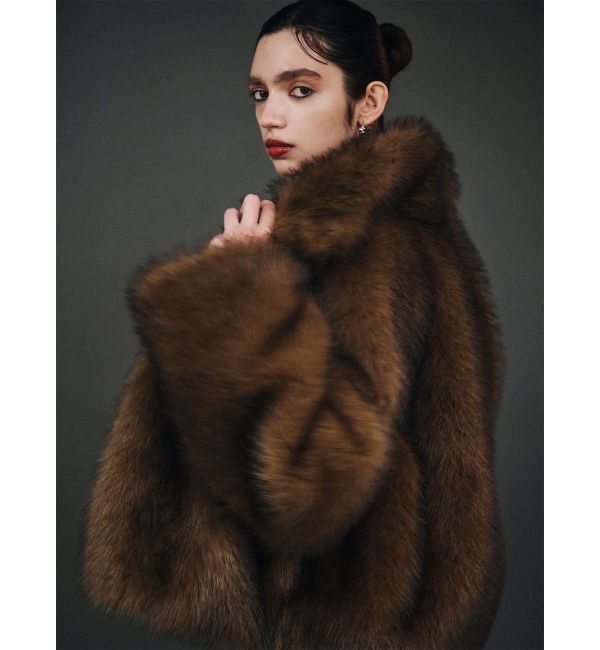 MURUA「MIXフェイクファーブルゾン」|ブルゾン・スタジャン|