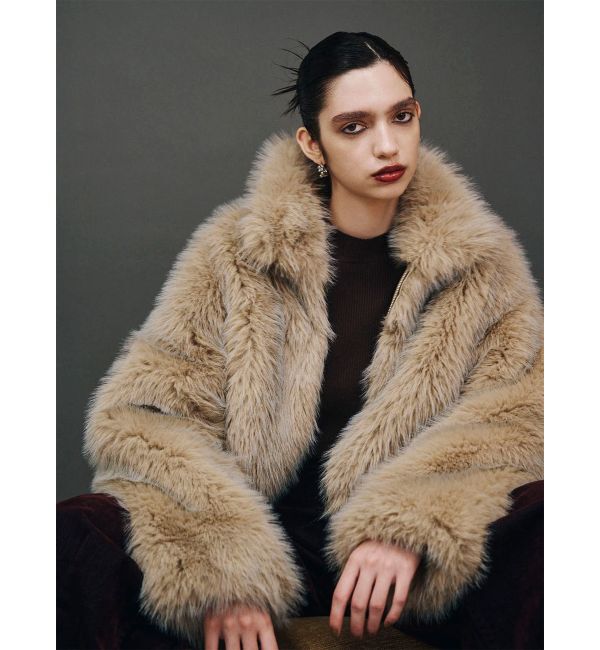 MURUA「MIXフェイクファーブルゾン」|ブルゾン・スタジャン|