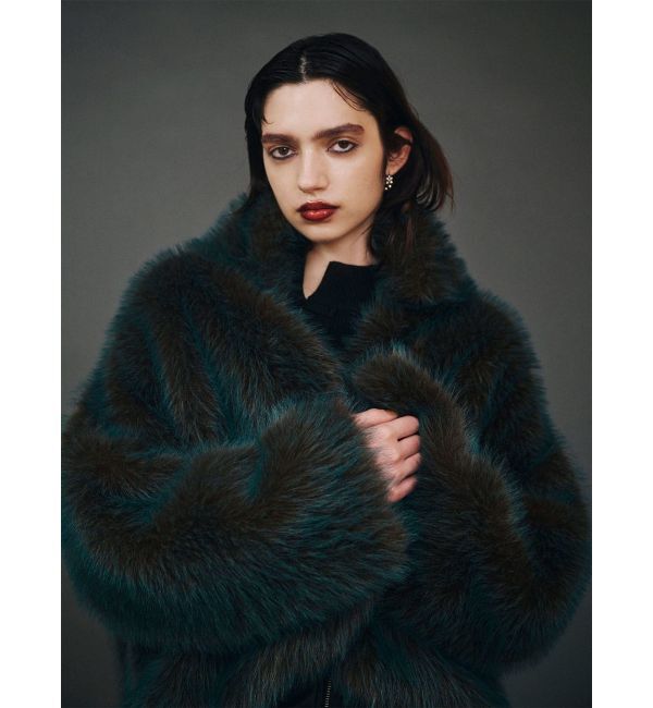 MURUA「MIXフェイクファーブルゾン」|ブルゾン・スタジャン|