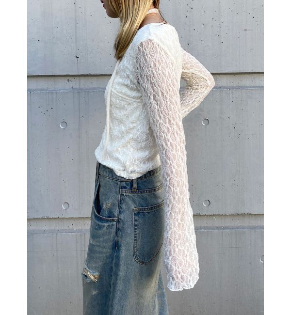 MURUA「カシュクールレーストップス」|Tシャツ・カットソー|