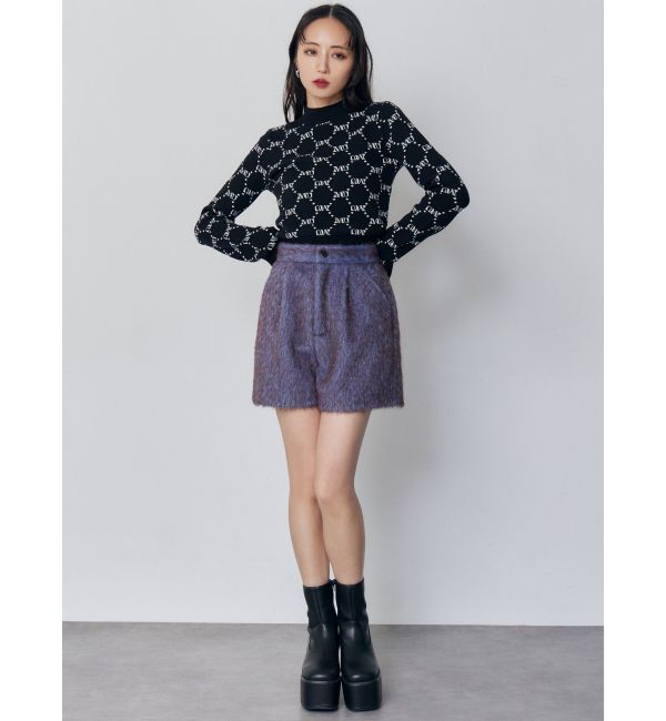 MURUA「モノグラムバイカラーニット」|ニット・セーター|