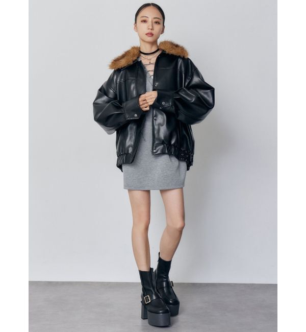 MURUA「ローファーライクベルトブーツ」|ショートブーツ|