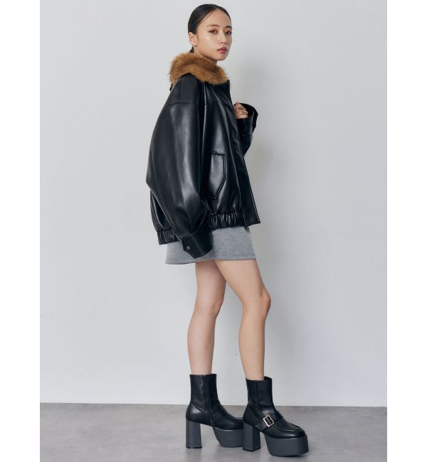 MURUA「ローファーライクベルトブーツ」|ショートブーツ|