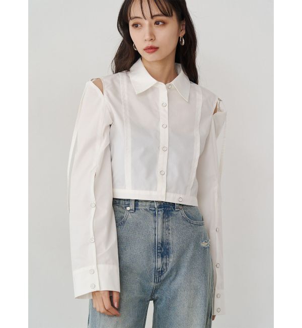 MURUA「カシュクールマルチウェイシャツ」|シャツ・ブラウス|ホワイト