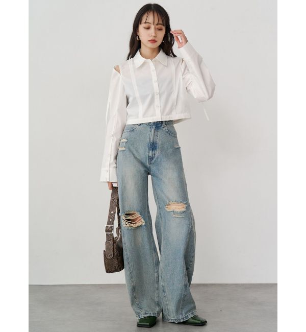 MURUA「カシュクールマルチウェイシャツ」|シャツ・ブラウス|