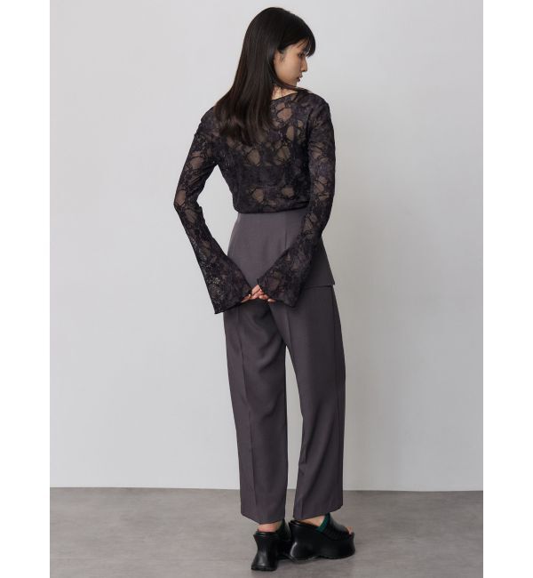 MURUA「フロッキーフラワーシアートップス」|Tシャツ・カットソー|