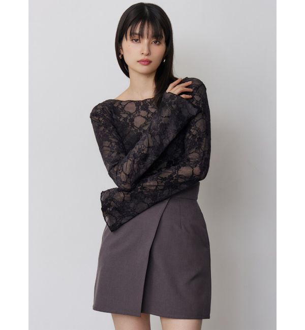 MURUA「フロッキーフラワーシアートップス」|Tシャツ・カットソー|