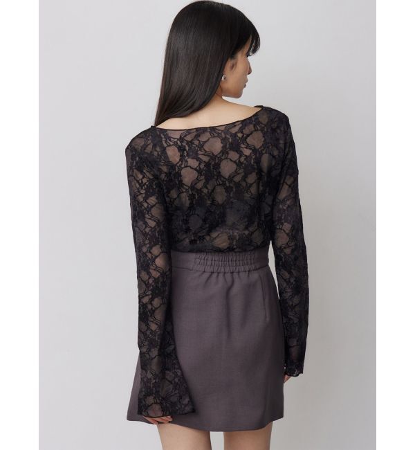 MURUA「フロッキーフラワーシアートップス」|Tシャツ・カットソー|