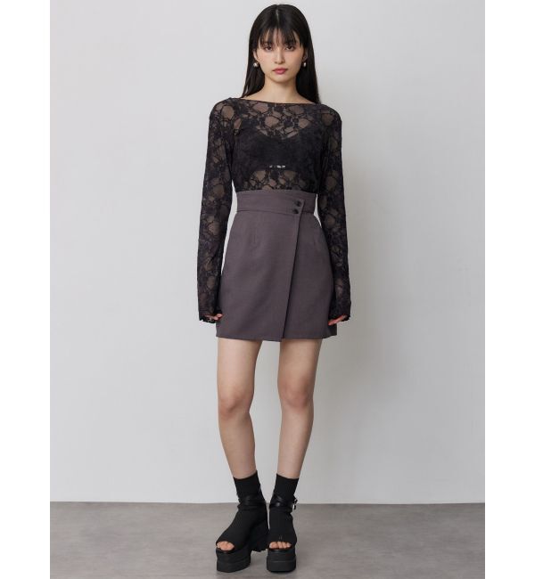 MURUA「フロッキーフラワーシアートップス」|Tシャツ・カットソー|