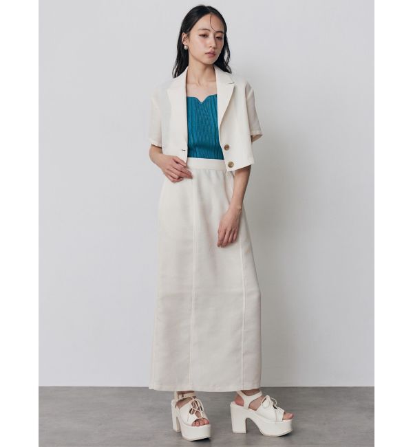 MURUA「メッシュショートシャツジャケット【セットアップ着用可】」|テーラードジャケット|