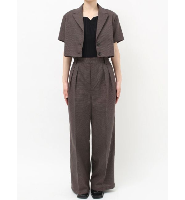 MURUA「メッシュショートシャツジャケット【セットアップ着用可】」|テーラードジャケット|