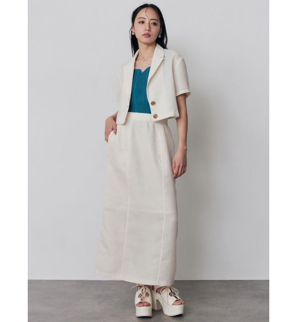 MURUA「メッシュナロースカート【セットアップ着用可】」|スカート|