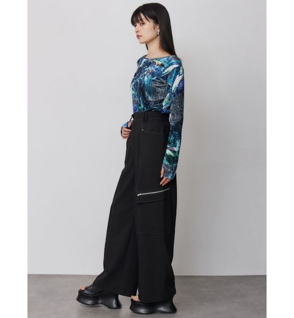 MURUA「クロコレイヤードサンダル」|サンダル|