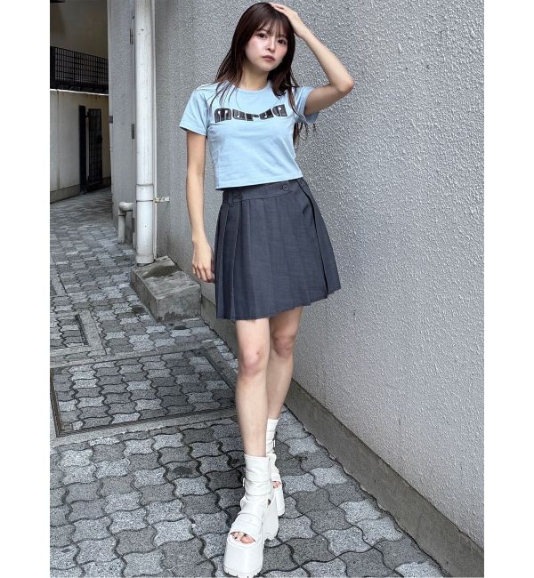 MURUA「パターンロゴパッチTシャツ」|Tシャツ・カットソー|