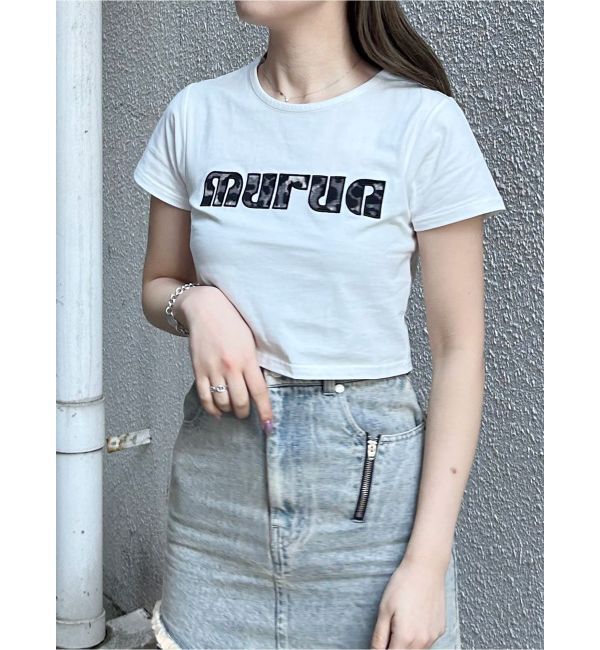 MURUA「パターンロゴパッチTシャツ」|Tシャツ・カットソー|