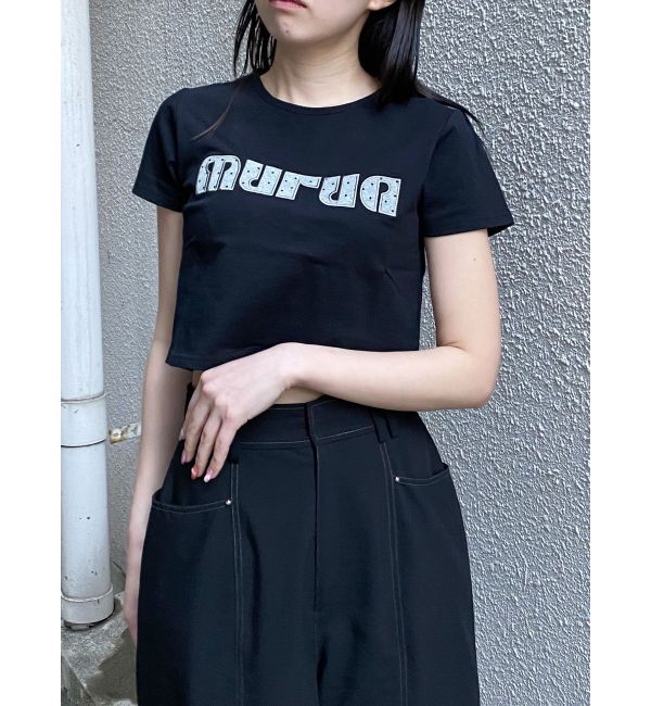 MURUA「パターンロゴパッチTシャツ」|Tシャツ・カットソー|
