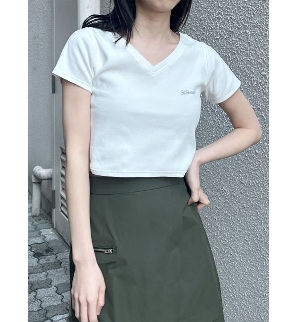 MURUA「ライティングロゴプレートTシャツ」|Tシャツ・カットソー|