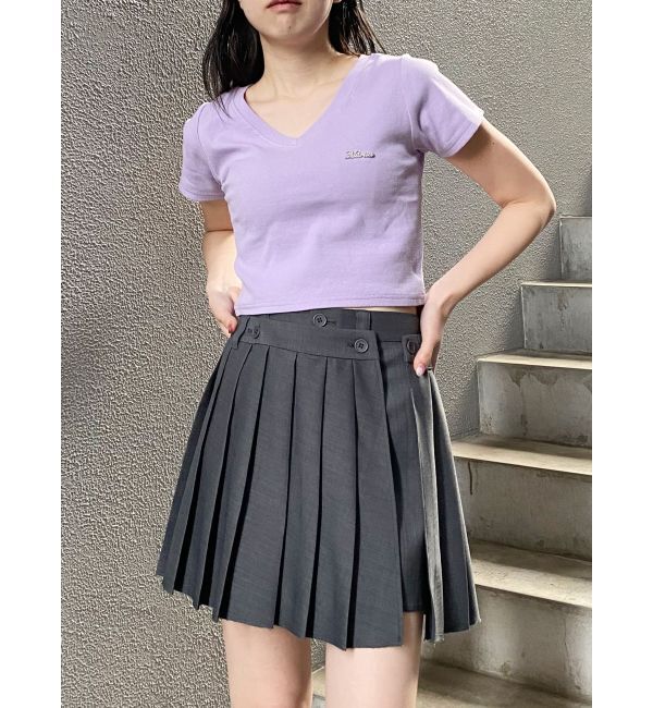 MURUA「ライティングロゴプレートTシャツ」|Tシャツ・カットソー|