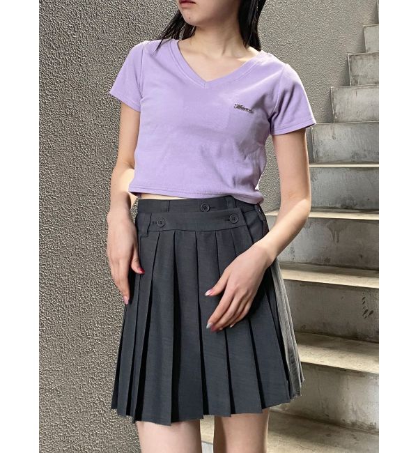 MURUA「ライティングロゴプレートTシャツ」|Tシャツ・カットソー|