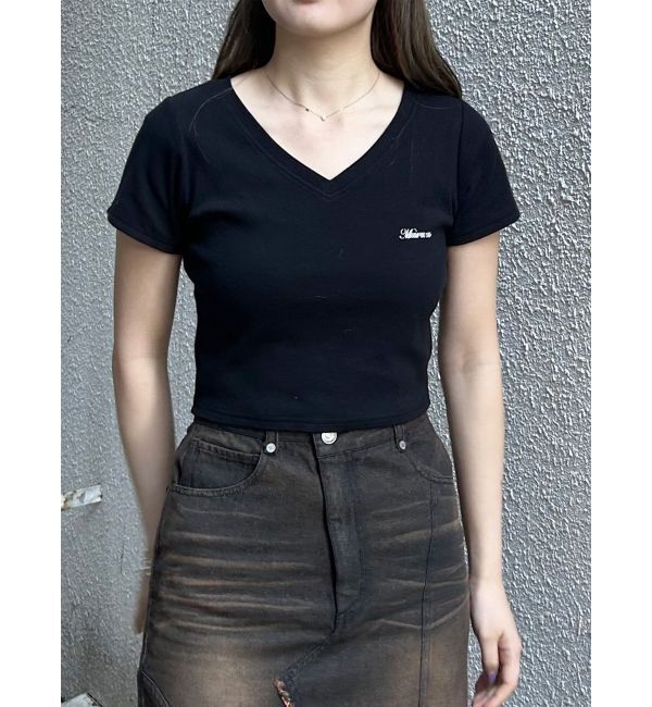 MURUA「ライティングロゴプレートTシャツ」|Tシャツ・カットソー|